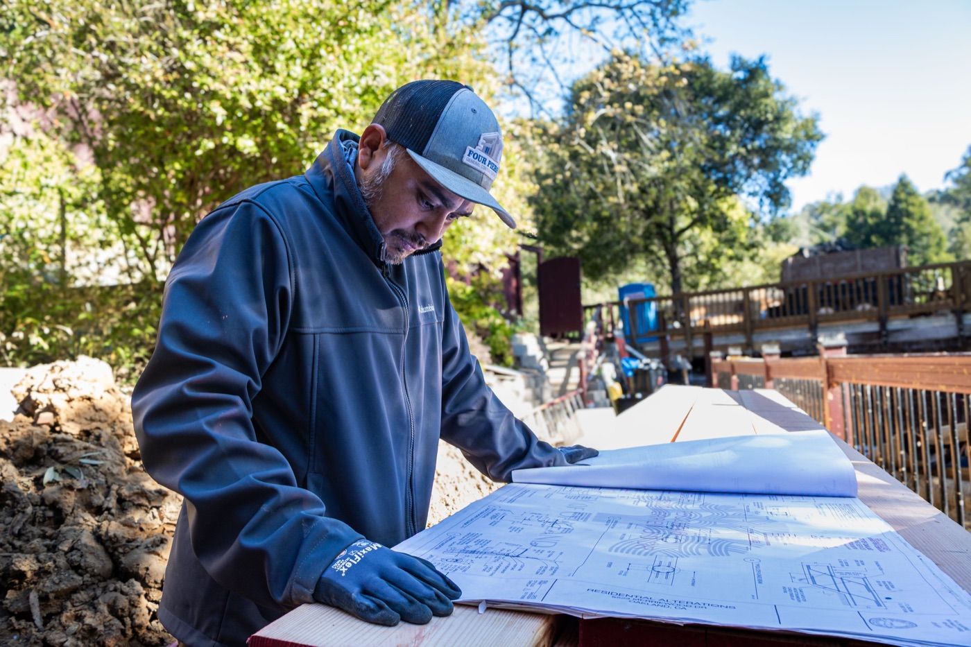 Construction plans, drawings, and material selection