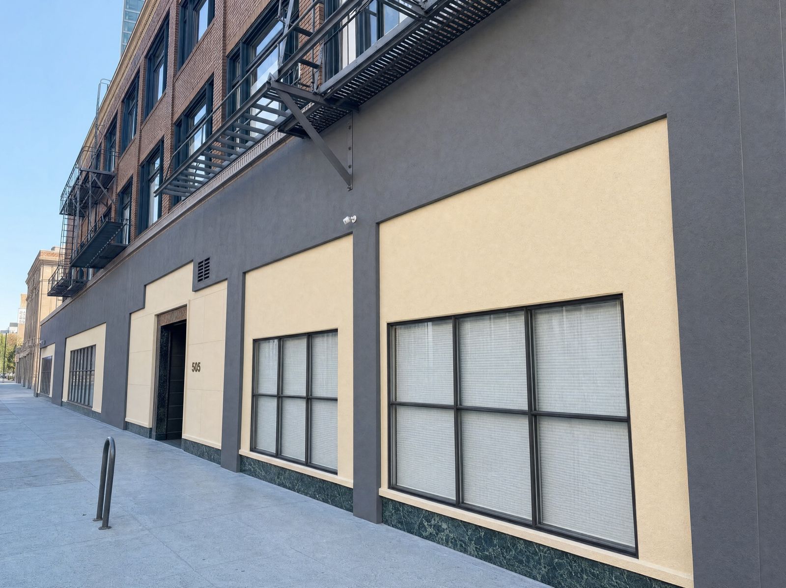Commercial exterior repaint by Four Piers