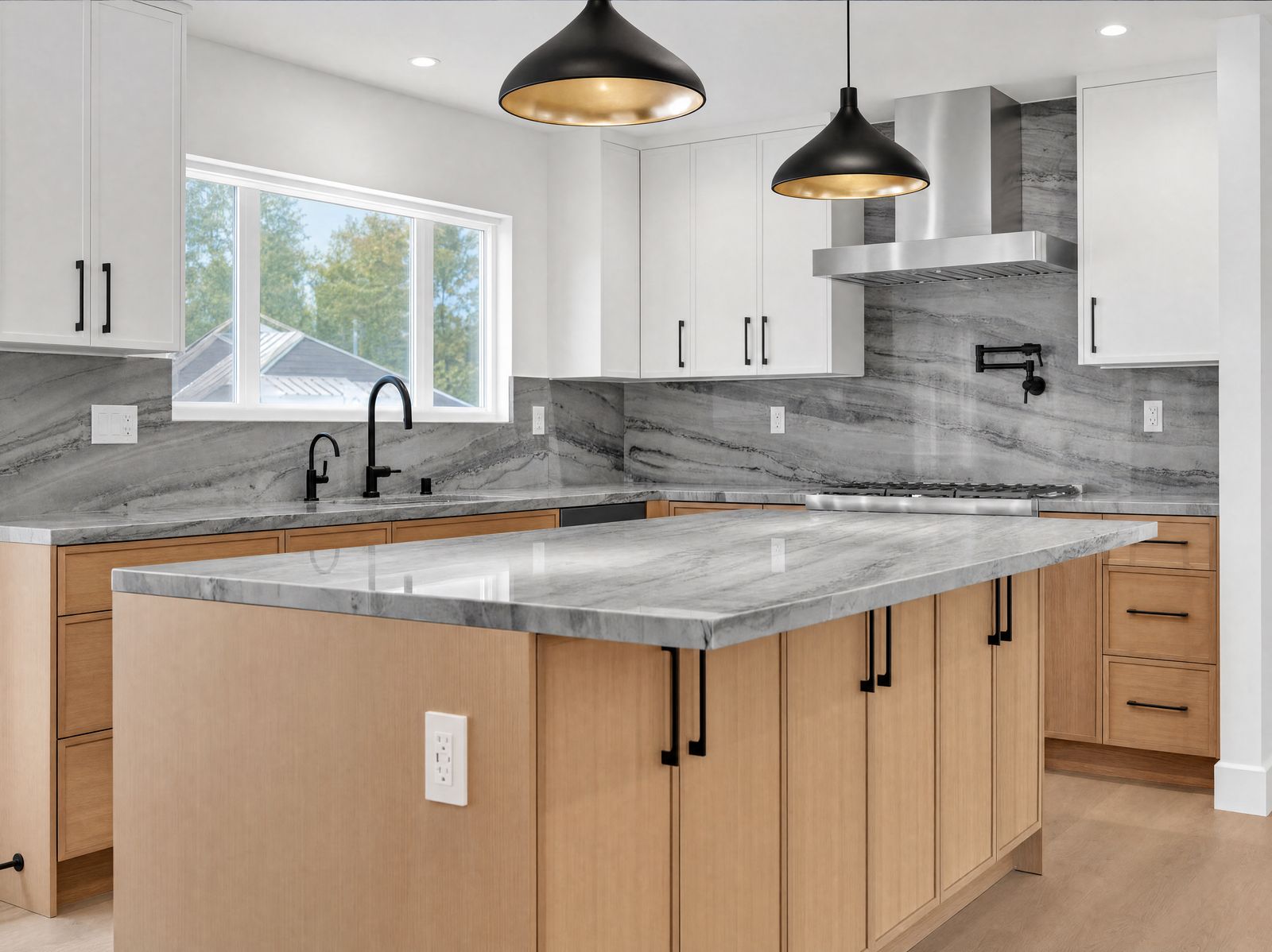 Modern kitchen remodel in Belmont